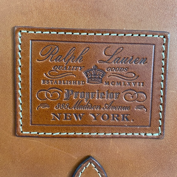 Ralph Lauren collection Brown Leather Saddle bag - Picture 4 of 15